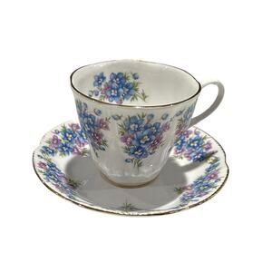 Royal Albert Tea Cup and Saucer - Dainty Dina Series "Emily" Pattern Bone China
